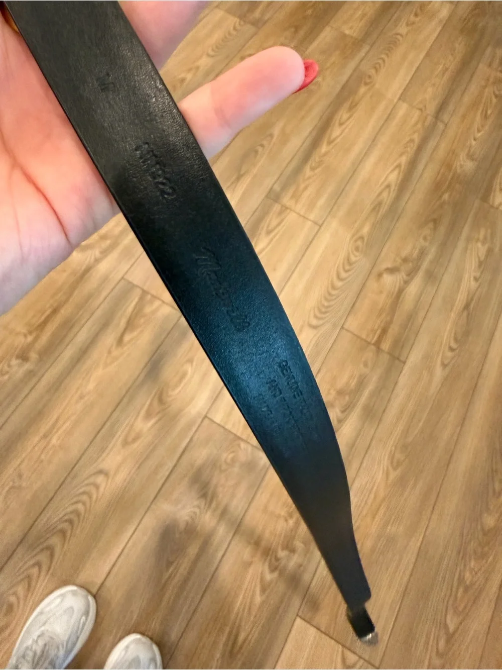 MADEWELL Black and Silver Belt